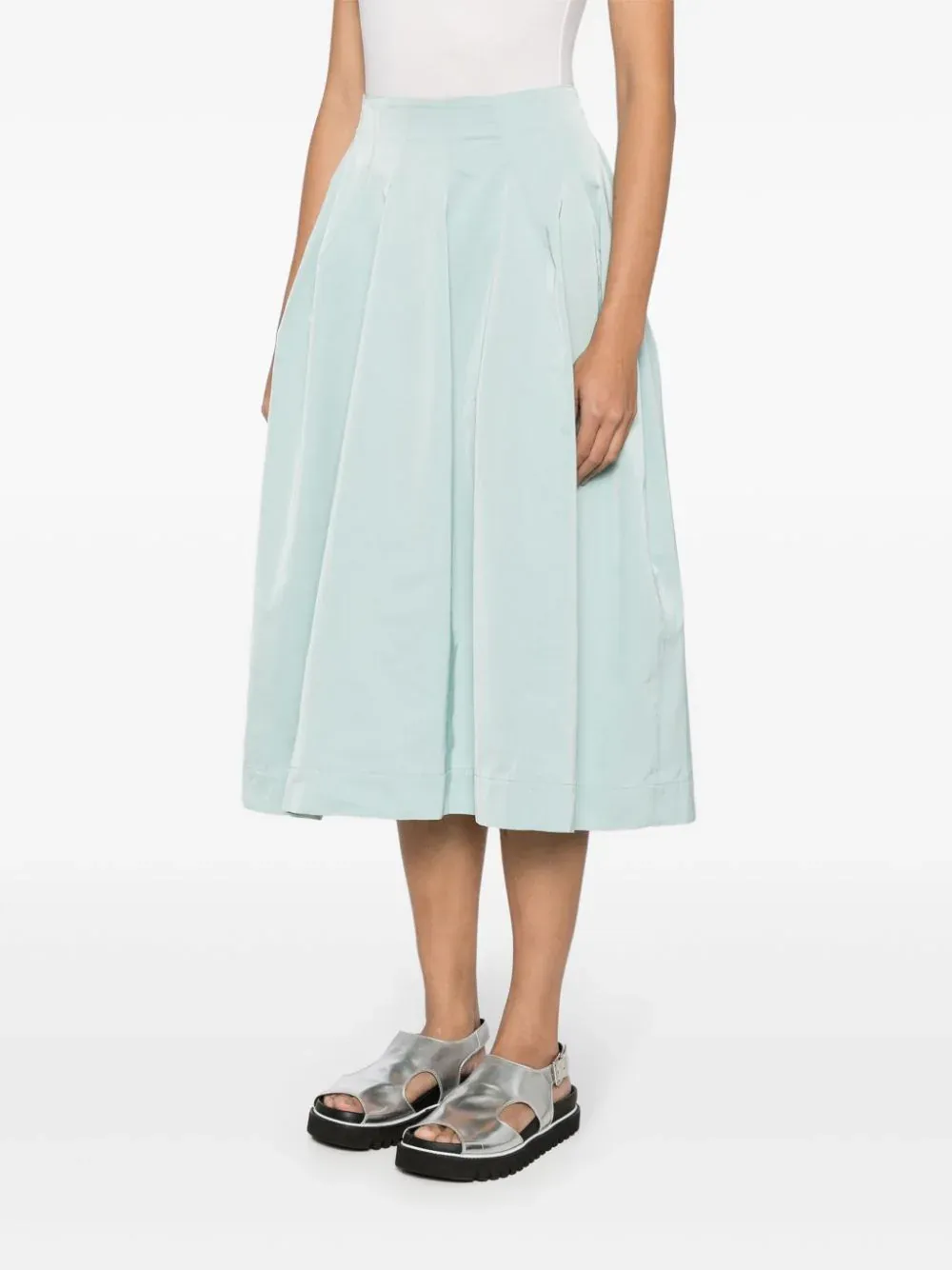 Pleated Skirt Aquamarine