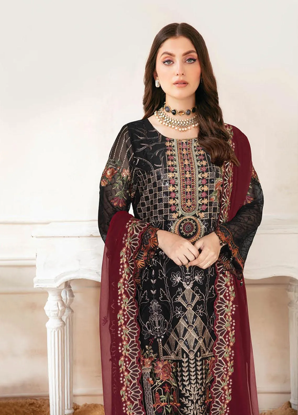 Ramsha Nayab Chiffon Collection – N-107