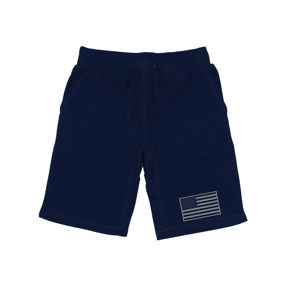 RAPDOM TS6 Fleece Gym Shorts Patriotic Tonal USA Flag