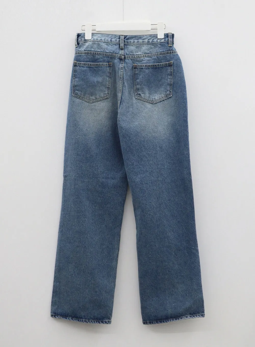 Ripped Wide Leg Jeans CF314