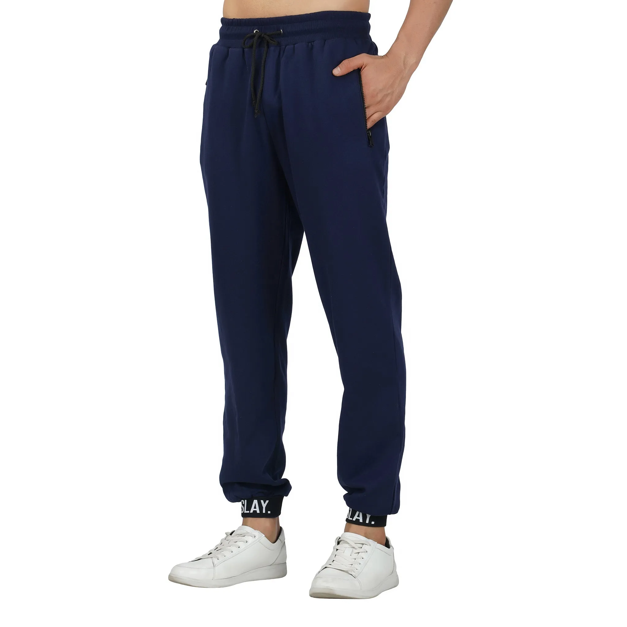 SLAY. Classic Men's Limited Edition Navy Blue Tracksuit