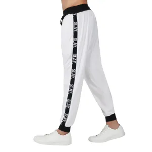 SLAY. Classic Men's Limited Edition White Joggers