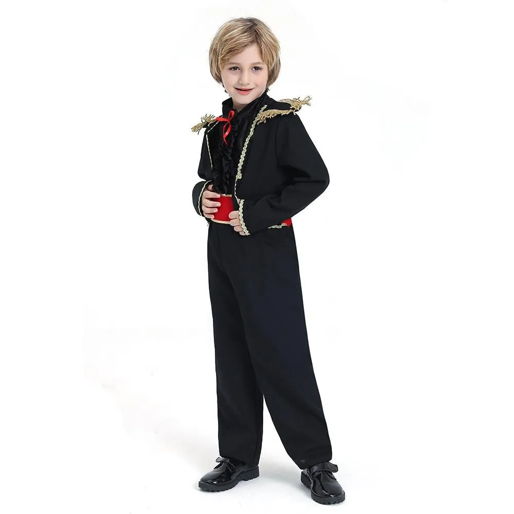 Spanish Matador Flamenco Dance Exotic Kids Cosplay Costume