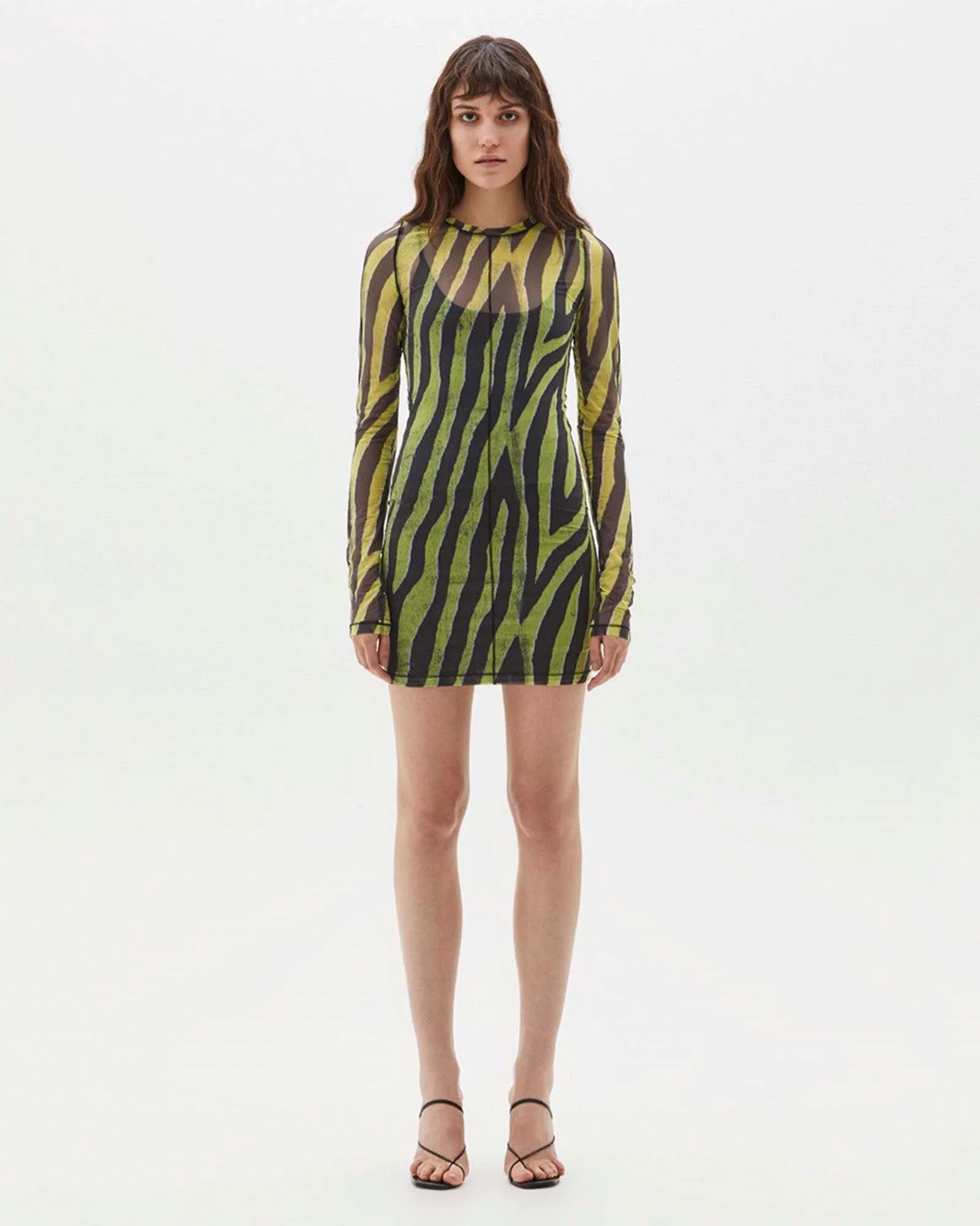 THE ANIMAL LS MESH DRESS