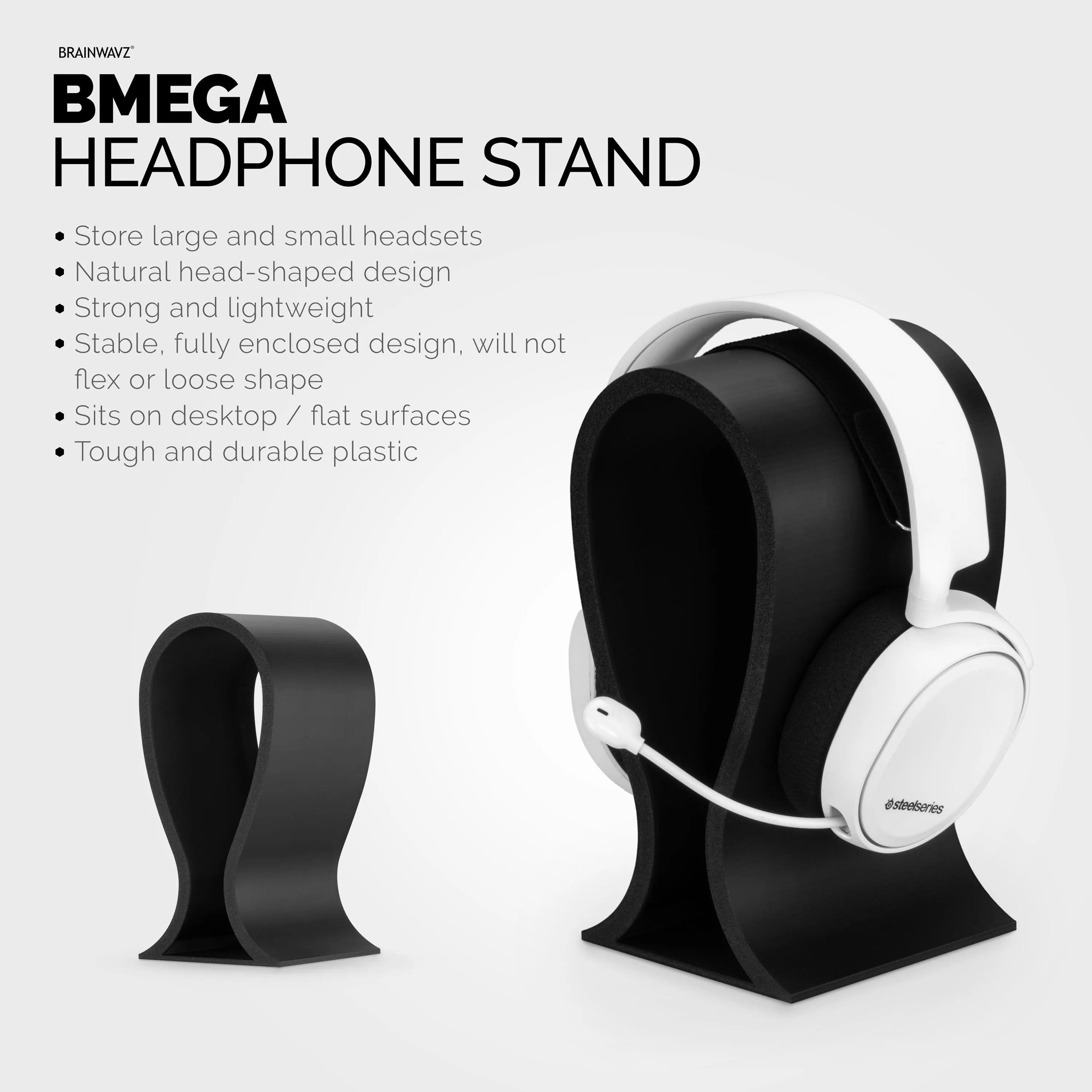 The BMEGA Headphone Stand - Suitable for All Headsets