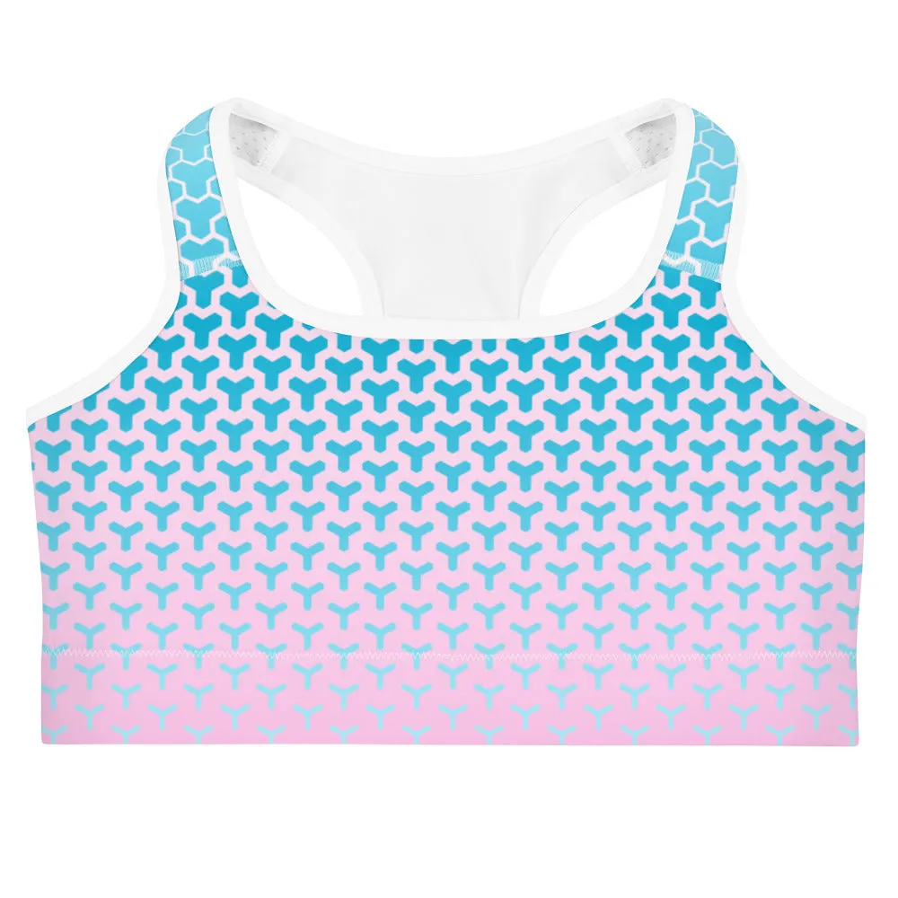 Trans Star Fade Sports Bra