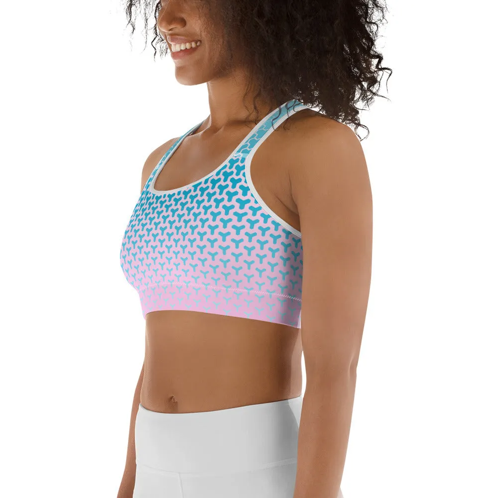 Trans Star Fade Sports Bra