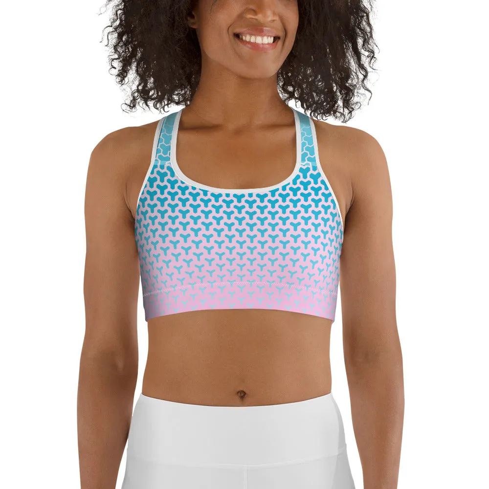 Trans Star Fade Sports Bra