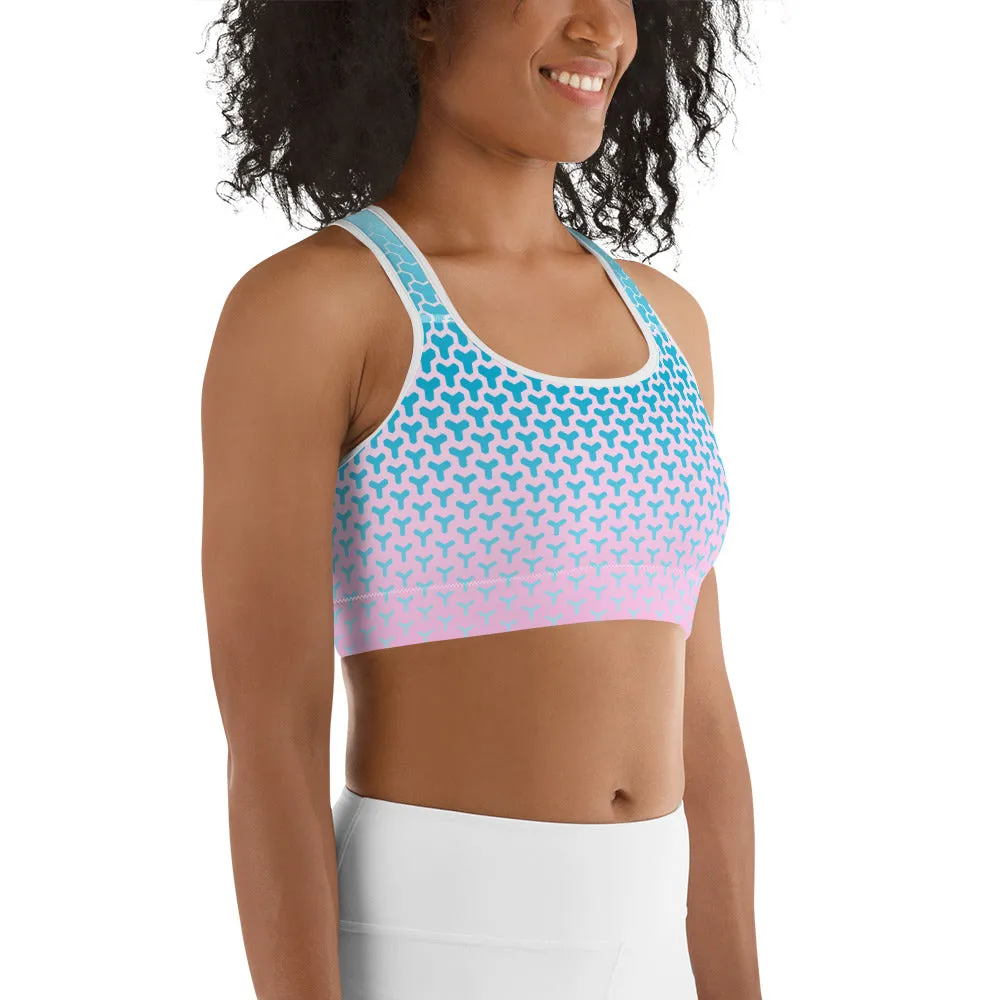 Trans Star Fade Sports Bra