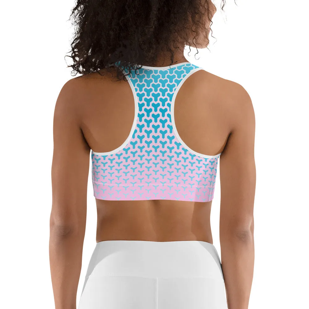 Trans Star Fade Sports Bra