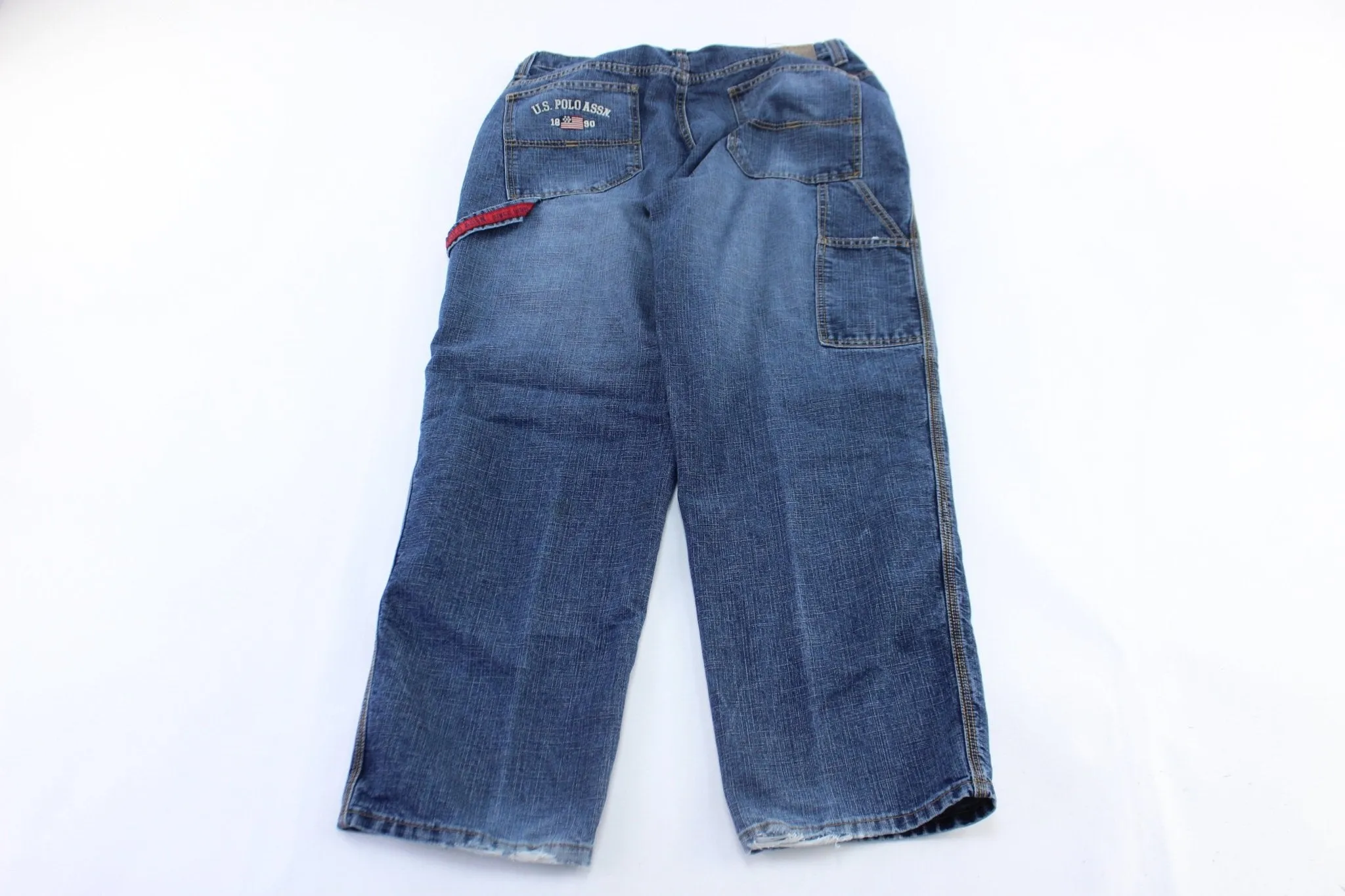 U.S Polo Assn Embroidered Denim Carpenter Jeans