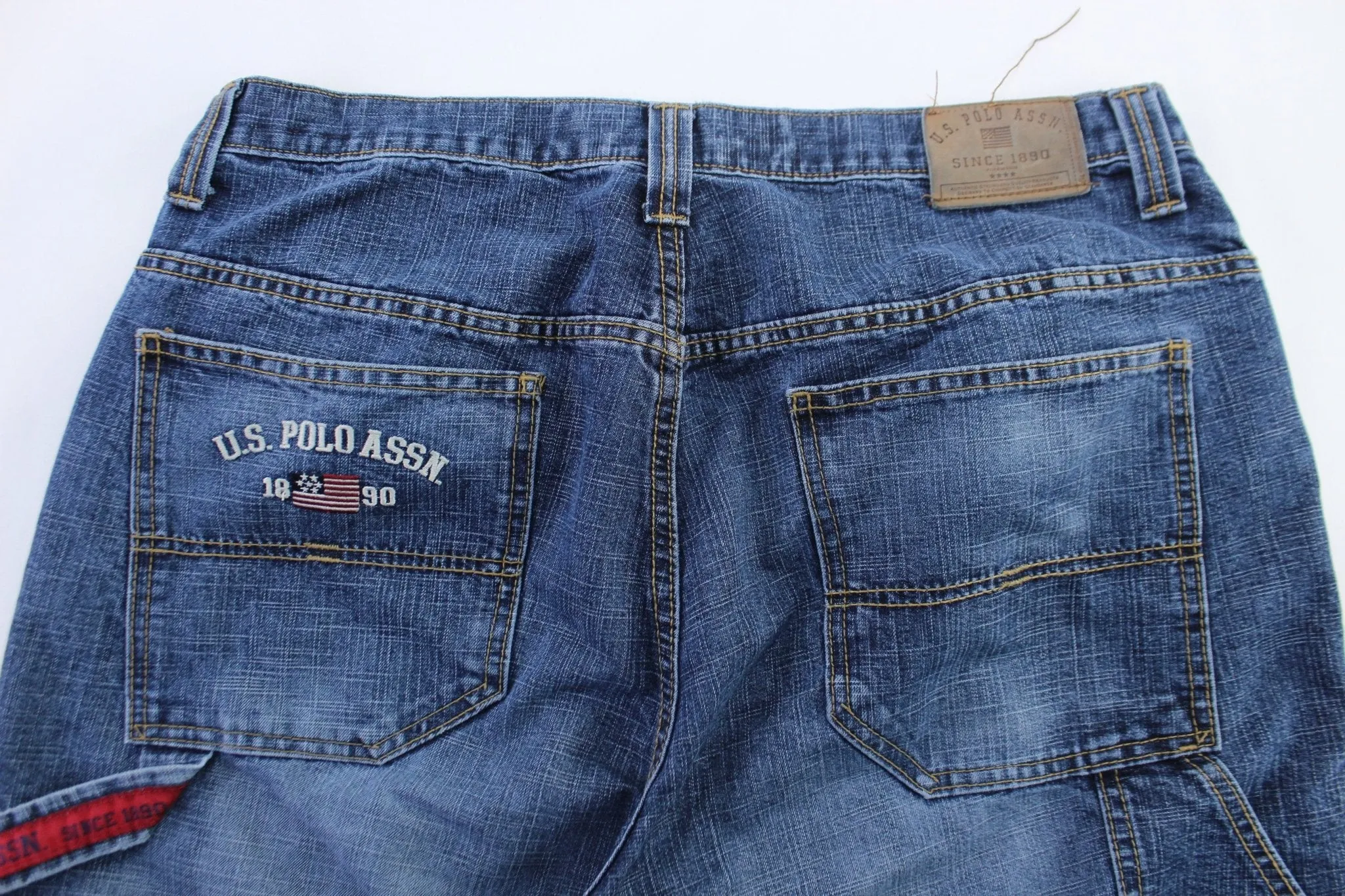 U.S Polo Assn Embroidered Denim Carpenter Jeans